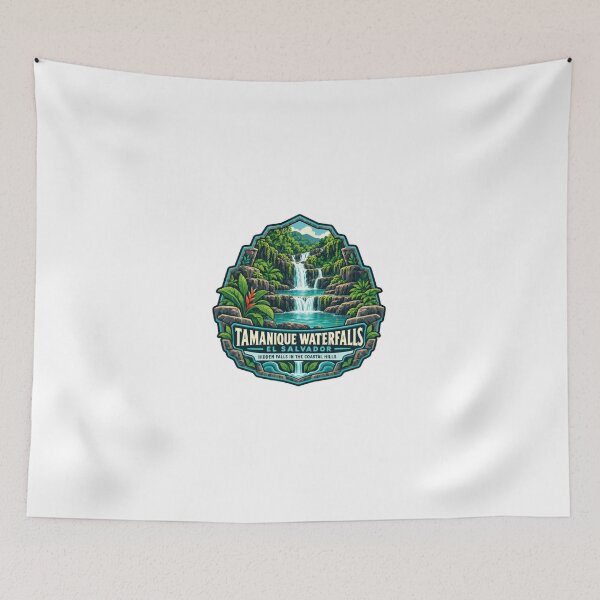 Item preview, Tamanique Waterfalls El Salvador Hidden Falls In The Coastal Hills Travel Explorer Nature Vacation designed and sold by Simsimah26Parks.