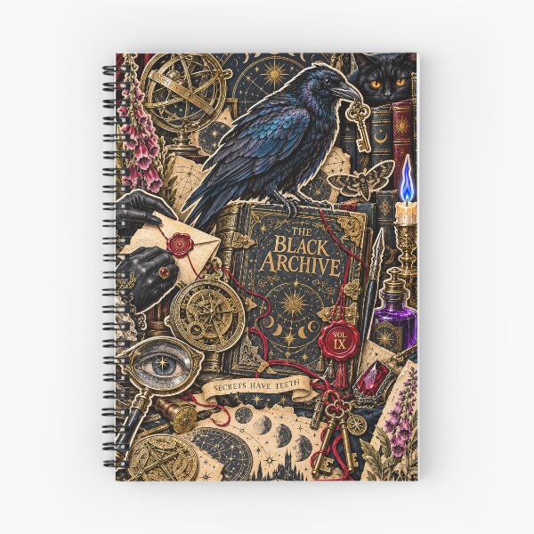Item preview, The Black Archive | Gothic Mystery Collage designed and sold by Inked Legacy.