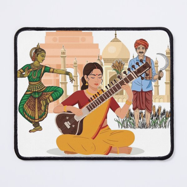 Item preview, Vibrant Elements of Indian Culture and Heritage | Indian Art  designed and sold by Sakshiartwork.
