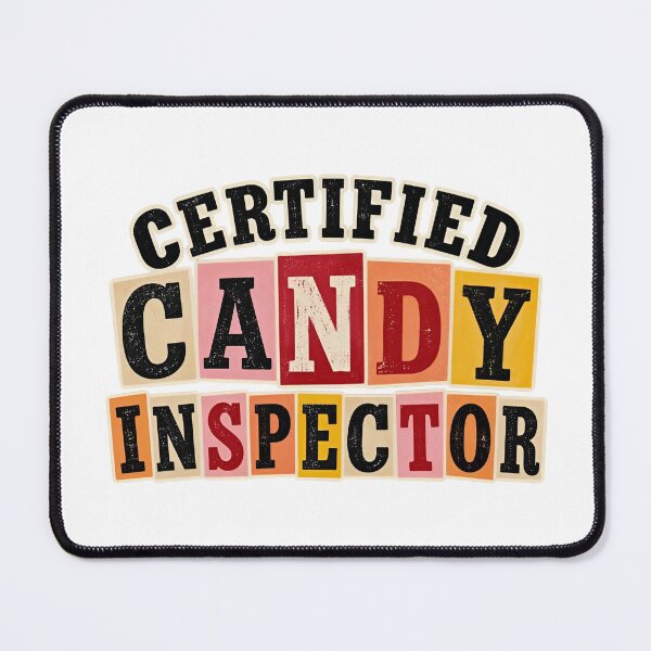 Item preview, Certified Candy Inspector Shirt, Halloween Candy designed and sold by abb-cotrim-hale.