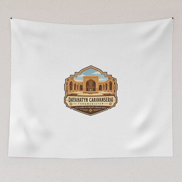 Item preview, Daya Hatyn Caravanserai Turkmenistan Ancient Travel History designed and sold by Simsimah26Parks.