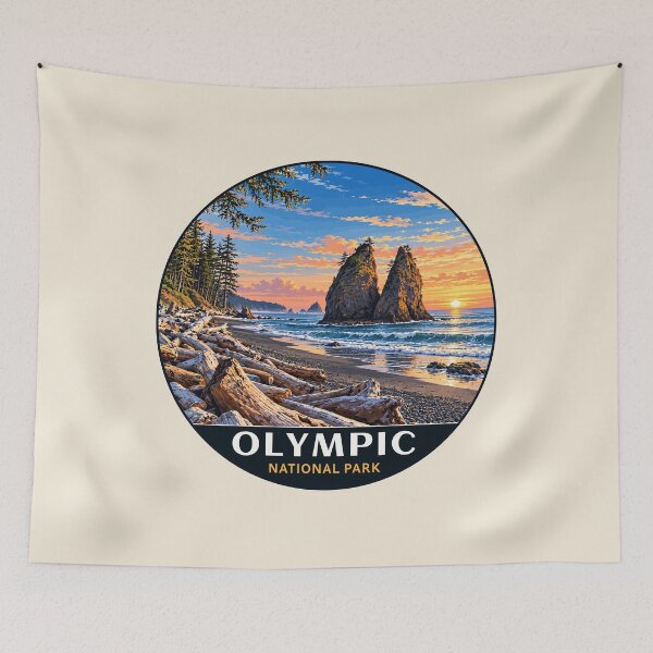 Item preview, Olympic National Park Sticker, Washington designed and sold by Gideon Emmerich.