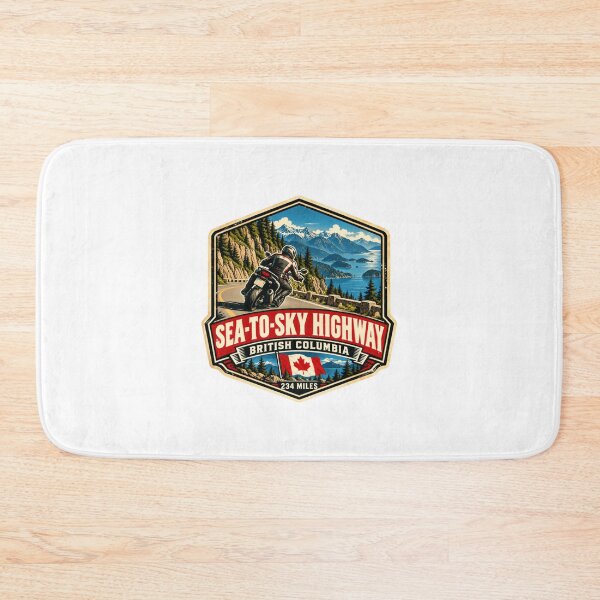 Item preview, Sea-To-Sky Highway British Columbia 234 Miles Motorcycle Rider Travel designed and sold by Star3NowForMe.