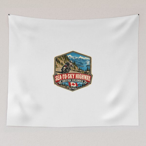 Item preview, Sea-To-Sky Highway British Columbia 234 Miles Motorcycle Rider Travel designed and sold by Star3NowForMe.