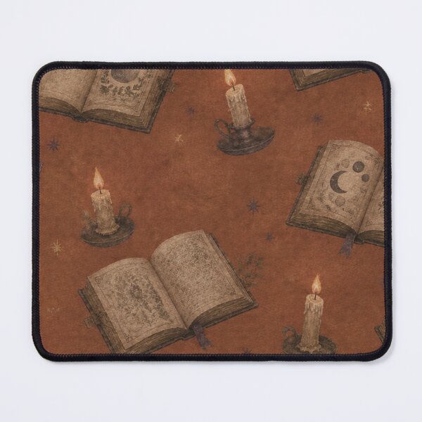 Item preview, Spellbook Candle Dark Academia Halloween Pattern designed and sold by mycute-stickers.