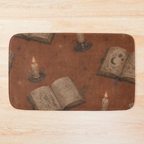 Item preview, Spellbook Candle Dark Academia Halloween Pattern designed and sold by mycute-stickers.