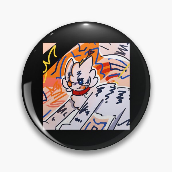 Item preview, Playful Cartoon Character with Colorful Background designed and sold by J-Mindful.