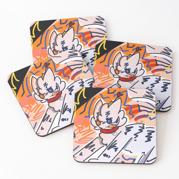 Item preview, Playful Cartoon Character with Colorful Background designed and sold by J-Mindful.