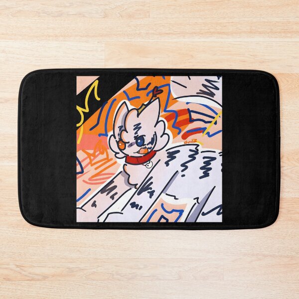 Item preview, Playful Cartoon Character with Colorful Background designed and sold by J-Mindful.