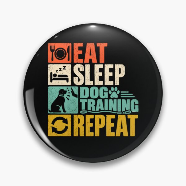 Item preview, Eat Sleep Dog Training Repeat Dog Trainer Dog Owner Canine Training designed and sold by JonesFlora2025.