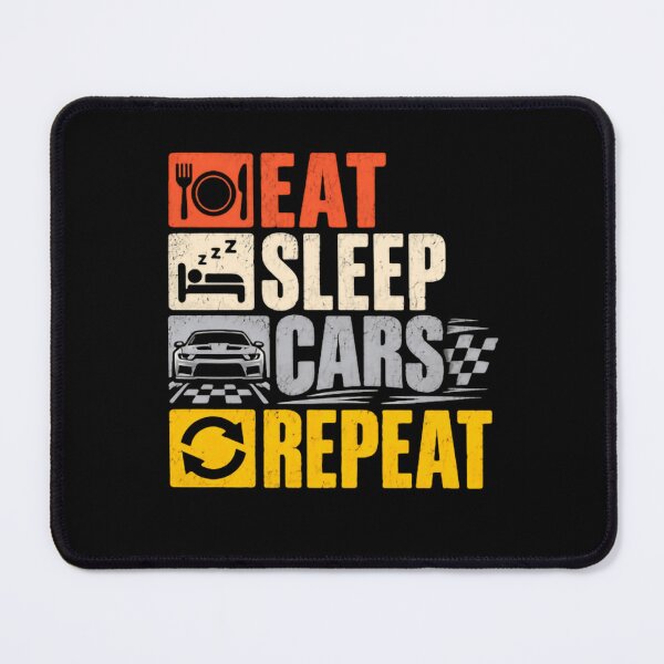 Item preview, Eat Sleep Cars Repeat Car Enthusiast Automotive Lover Driver designed and sold by RetroMini2026.