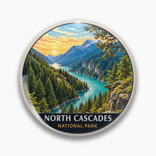 Item preview, North Cascades National Park designed and sold by Gideon Emmerich.