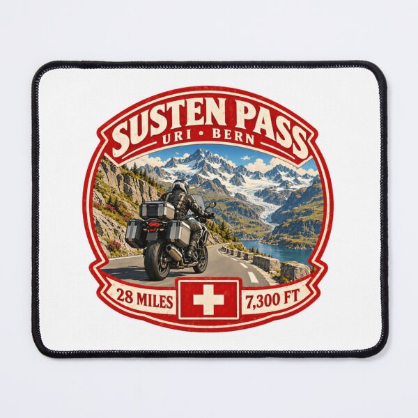 Item preview, Susten Pass Uri Bern 28 Miles 7,300 Ft Switzerland Motorcycle Alpine Pass Travel designed and sold by Star3NowForMe.