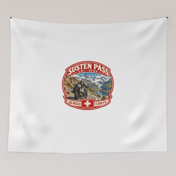 Item preview, Susten Pass Uri Bern 28 Miles 7,300 Ft Switzerland Motorcycle Alpine Pass Travel designed and sold by Star3NowForMe.