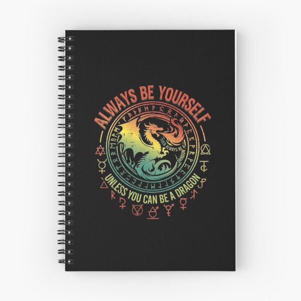 Item preview, Always Be Yourself Unless You Can Be A Dragon Runes Circular Design designed and sold by Ostericaimusa.