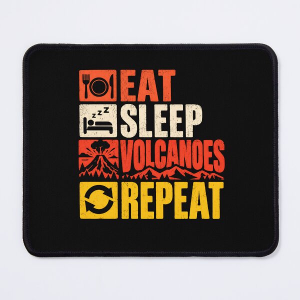 Item preview, Eat Sleep Volcanoes Repeat Volcanologist Geology Earth Science Explorer designed and sold by JonesFlora2025.
