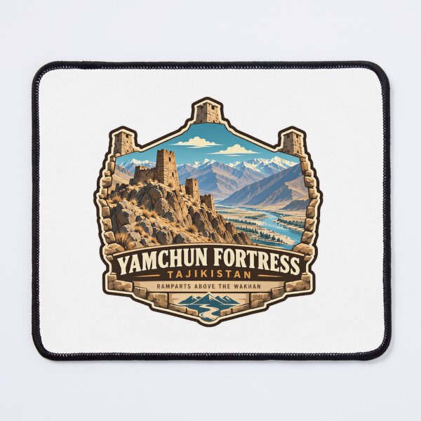 Item preview, Yamchun Fortress Tajikistan Ramparts Above The Wakhan Valley Travel Explorer History Landmark designed and sold by Simsimah26Parks.
