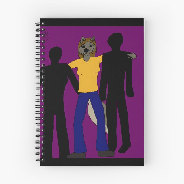 Item preview, Anthropomorphic Wolf Character with Friends designed and sold by J-Mindful.