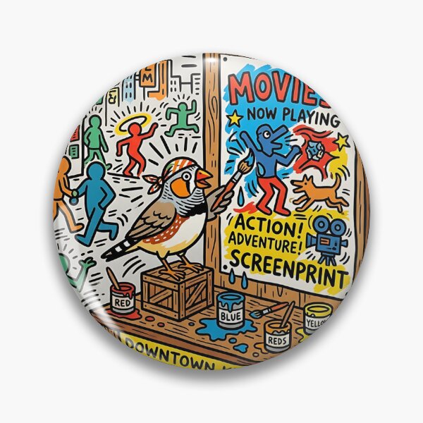 Item preview, Zebra Finch Cinema Colorist designed and sold by PictoVibe.