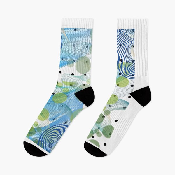 Item preview, Abstract art with spots designed and sold by CurlyDoodle.