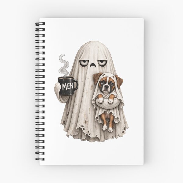 Item preview, Grumpy Boxer Ghost Halloween Mug designed and sold by luu phong.