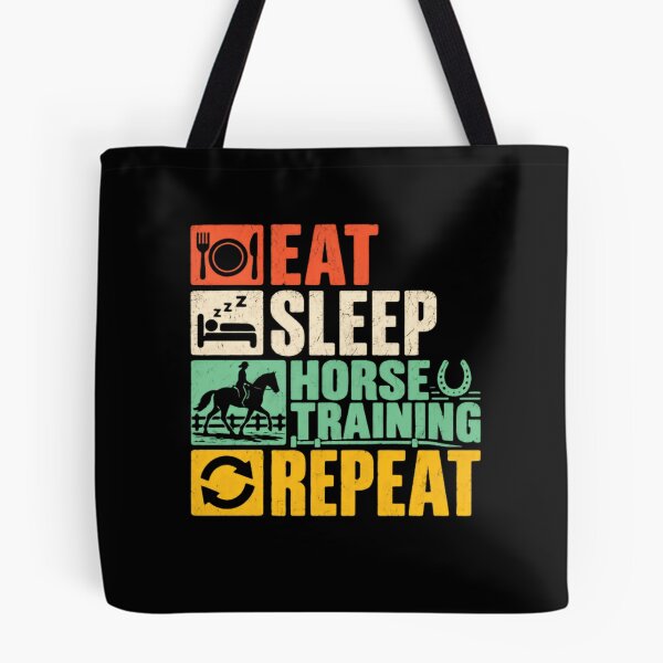 Item preview, Eat Sleep Horse Training Repeat Equestrian Horse Rider Trainer designed and sold by JonesFlora2025.