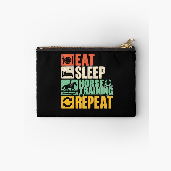 Item preview, Eat Sleep Horse Training Repeat Equestrian Horse Rider Trainer designed and sold by JonesFlora2025.
