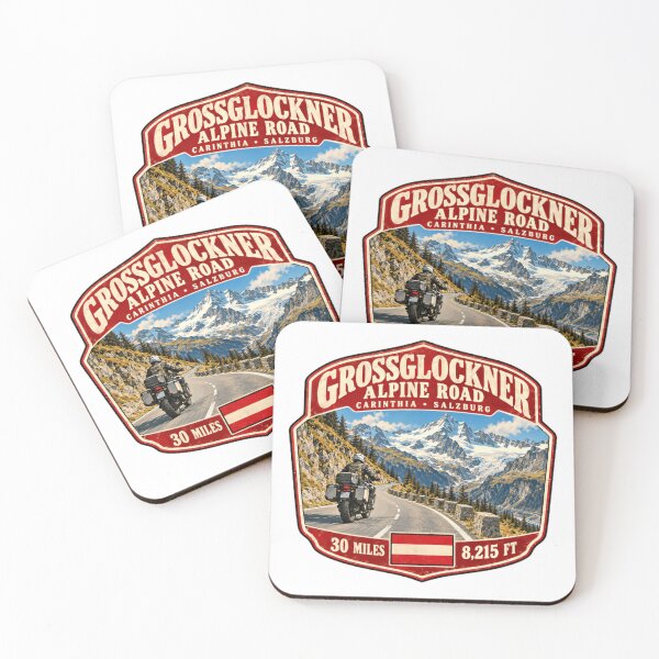 Item preview, Grossglockner Alpine Road Carinthia Salzburg 30 Miles 8,215 Ft Austria Alps Motorcycle Traveler designed and sold by Star3NowForMe.