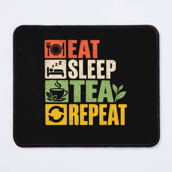 Item preview, Eat Sleep Tea Repeat Tea Lover Daily Routine Beverage Drinker designed and sold by RetroMini2026.