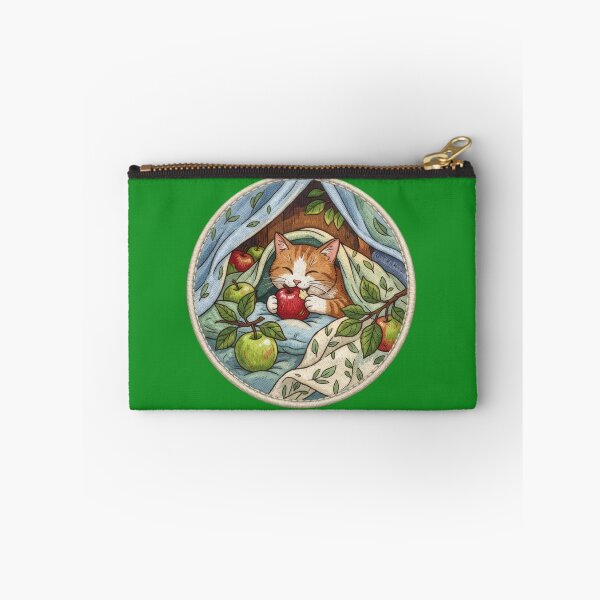 Item preview, Cozy Cat Eating Apple designed and sold by Azurart2.