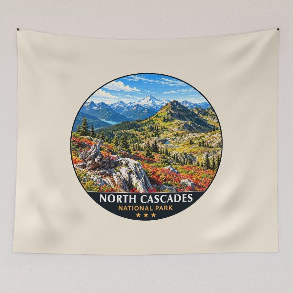 Item preview, North Cascades National Park designed and sold by Gideon Emmerich.
