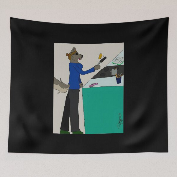 Item preview, Wolf Character Cooking Fun designed and sold by J-Mindful.