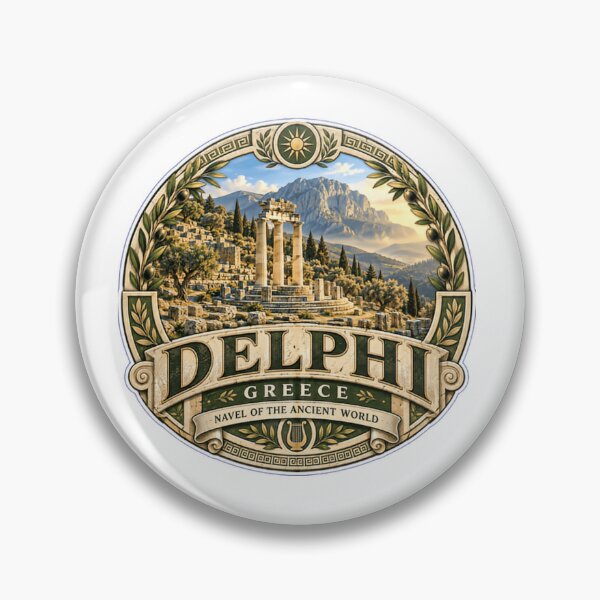 Item preview, Delphi Greece Navel Of The Ancient World Ancient History Travel Heritage designed and sold by Simsimah26Parks.