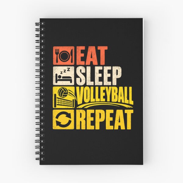 Item preview, Eat Sleep Volleyball Repeat Volleyball Player Athlete designed and sold by JonesFlora2025.