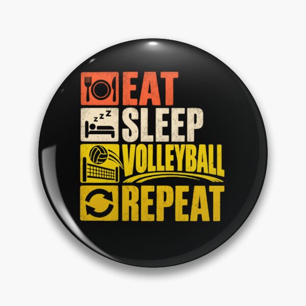 Item preview, Eat Sleep Volleyball Repeat Volleyball Player Athlete designed and sold by JonesFlora2025.