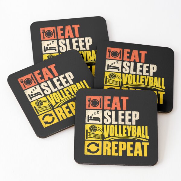 Item preview, Eat Sleep Volleyball Repeat Volleyball Player Athlete designed and sold by JonesFlora2025.
