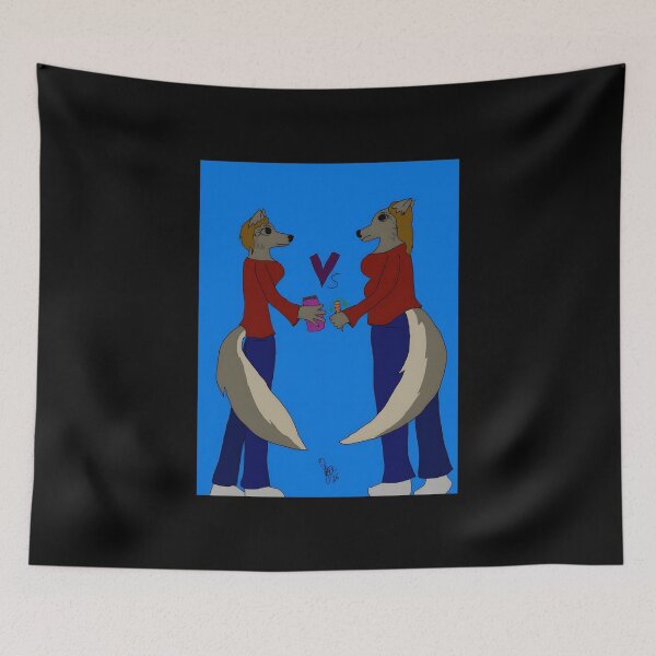 Item preview, Wolf Character Showdown: Snack vs. Carrot designed and sold by J-Mindful.