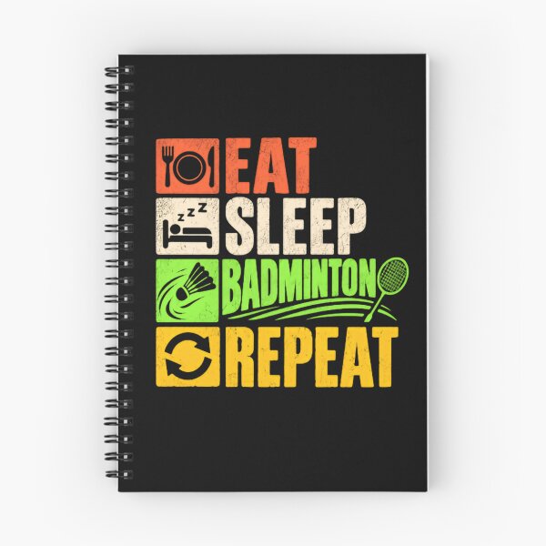 Item preview, Eat Sleep Badminton Repeat Badminton Player Sport Hobby designed and sold by JonesFlora2025.