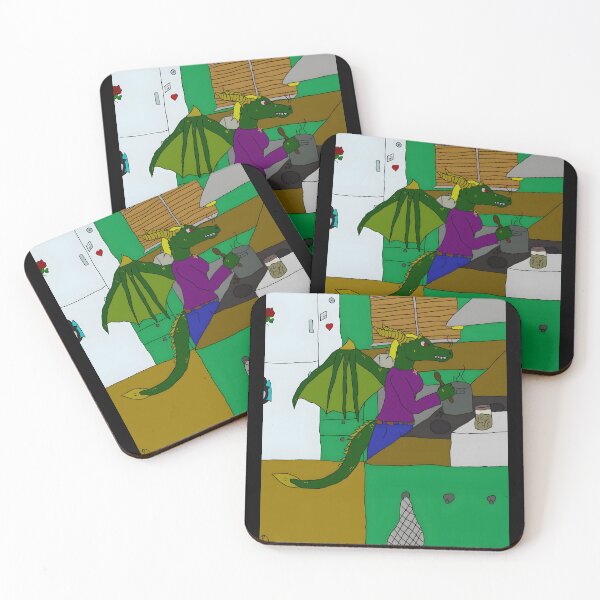 Item preview, Dragon Chef in a Kitchen designed and sold by J-Mindful.