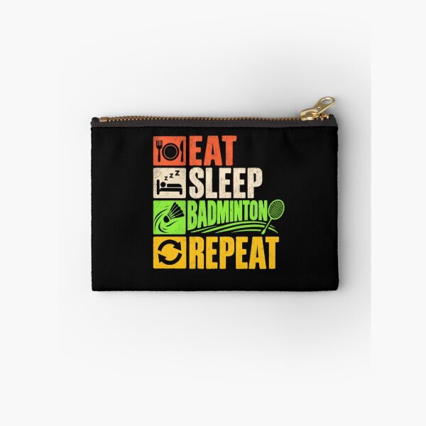 Item preview, Eat Sleep Badminton Repeat Badminton Player Sport Hobby designed and sold by JonesFlora2025.
