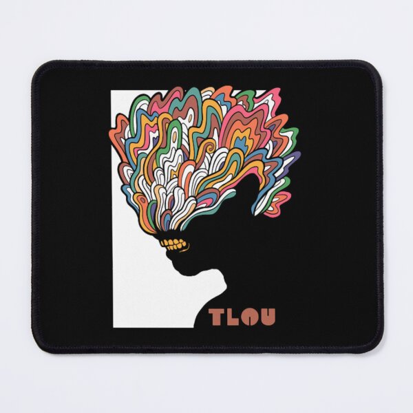 Item preview, Abstract Psychedelic Colorful Flower Head Profile Silhouette designed and sold by BorisBruns.