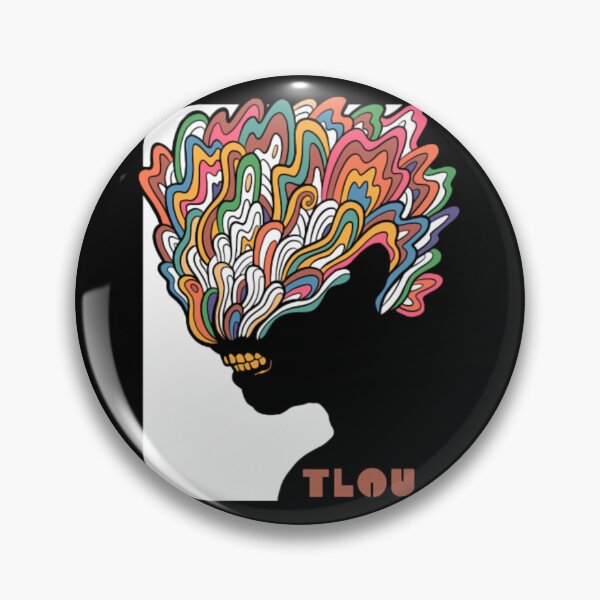 Item preview, Abstract Psychedelic Colorful Flower Head Profile Silhouette designed and sold by BorisBruns.