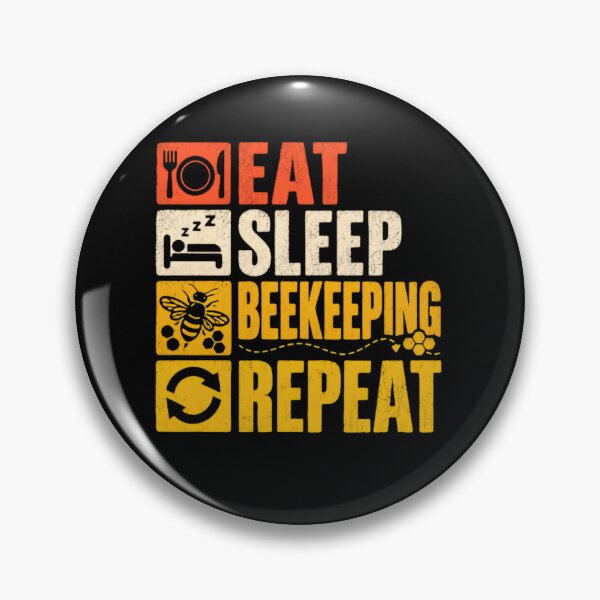 Item preview, Eat Sleep Beekeeping Repeat Beekeeper Apiarist Hobby designed and sold by JonesFlora2025.