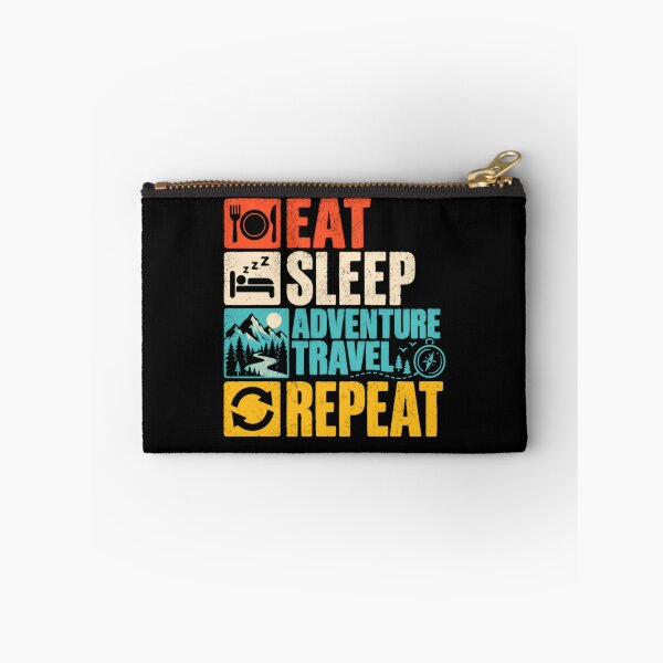 Item preview, Eat Sleep Adventure Travel Repeat Travel Adventure Explorer designed and sold by RetroMini2026.