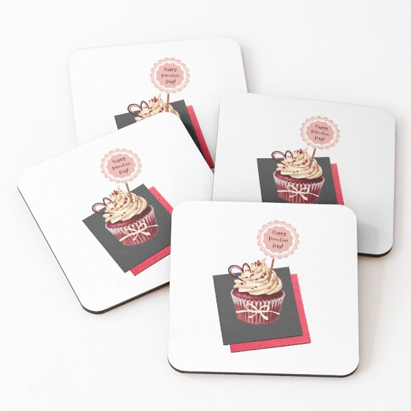Item preview, Demotion Day Cupcake Red and Black designed and sold by Dutch Bunny Trading LLC.