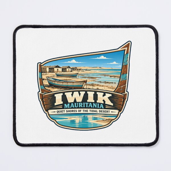 Item preview, Iwik Mauritania Quiet Shores Of The Tidal Desert Travel Destination Explorer Souvenir designed and sold by Simsimah26Parks.