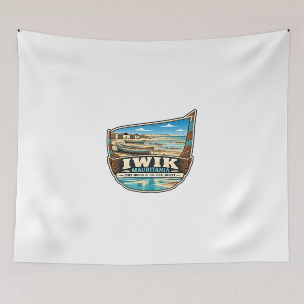 Item preview, Iwik Mauritania Quiet Shores Of The Tidal Desert Travel Destination Explorer Souvenir designed and sold by Simsimah26Parks.
