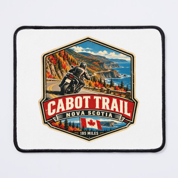 Item preview, Cabot Trail Nova Scotia 185 Miles Motorcycle Road Trip Travel Biker designed and sold by Star3NowForMe.