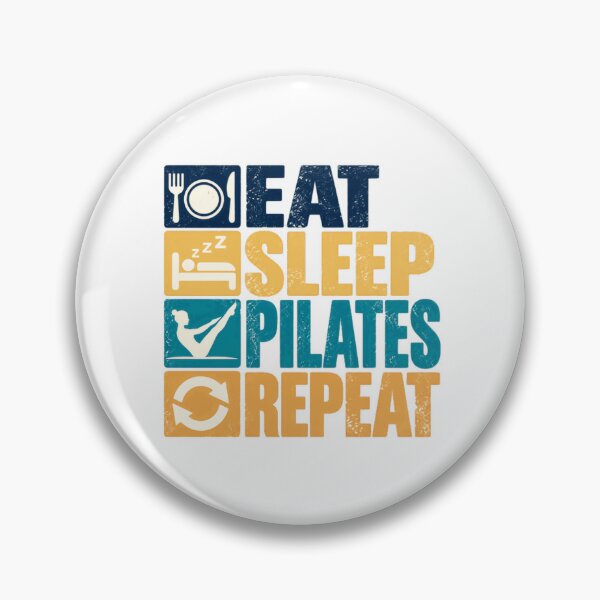Item preview, Eat Sleep Pilates Repeat Pilates Lover Fitness Enthusiast designed and sold by HumansStuck12.