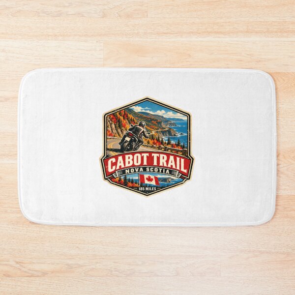 Item preview, Cabot Trail Nova Scotia 185 Miles Motorcycle Road Trip Travel Biker designed and sold by Star3NowForMe.